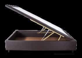 Medidas do Box Baú Casal: 138 x 188 cm Medidas do Box Baú King: 2 módulos de 96 x 203 cm Branco Bege