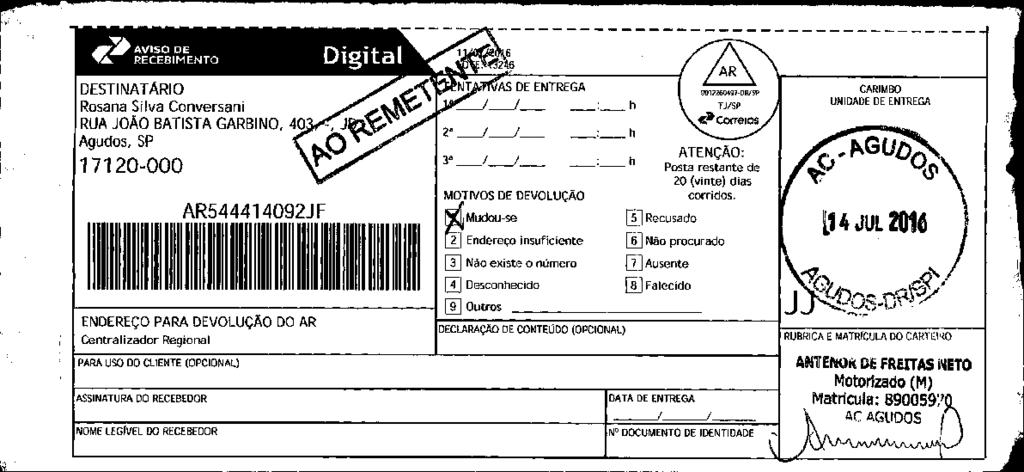 fls. 51 Este documento é cópia do original, assinado digitalmente por ALEXANDRE MACIEL SETTA, liberado nos autos em 19/07/2016 às 07:11.