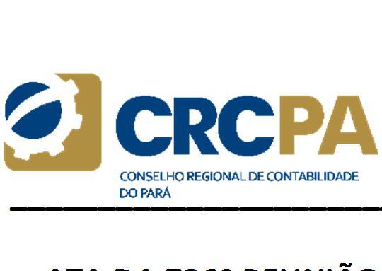 ATA DA 736ª REUNIÃO PLENÁRIA DO CONSELHO REGIONAL DE CONTABILIDADE DO PARÁ, REALIZADA EM 20 DE ABRIL DE 2017.
