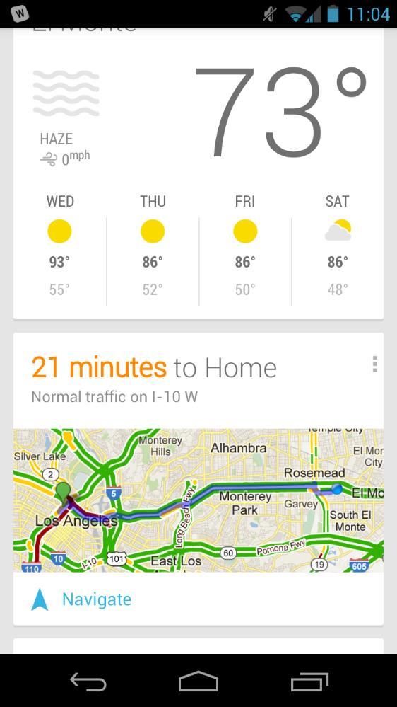 Tendência Google Now - Integração de informações