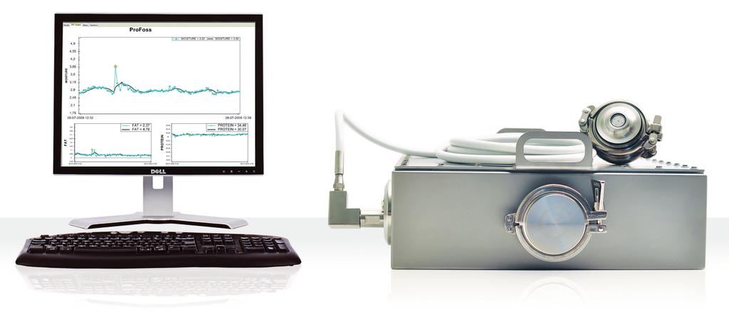 ProFoss Tecnologia NIR O ProFoss é o único a empregar a tecnologia de análise por infravermelho próximo baseado na conhecida análise de matriz de diodos.