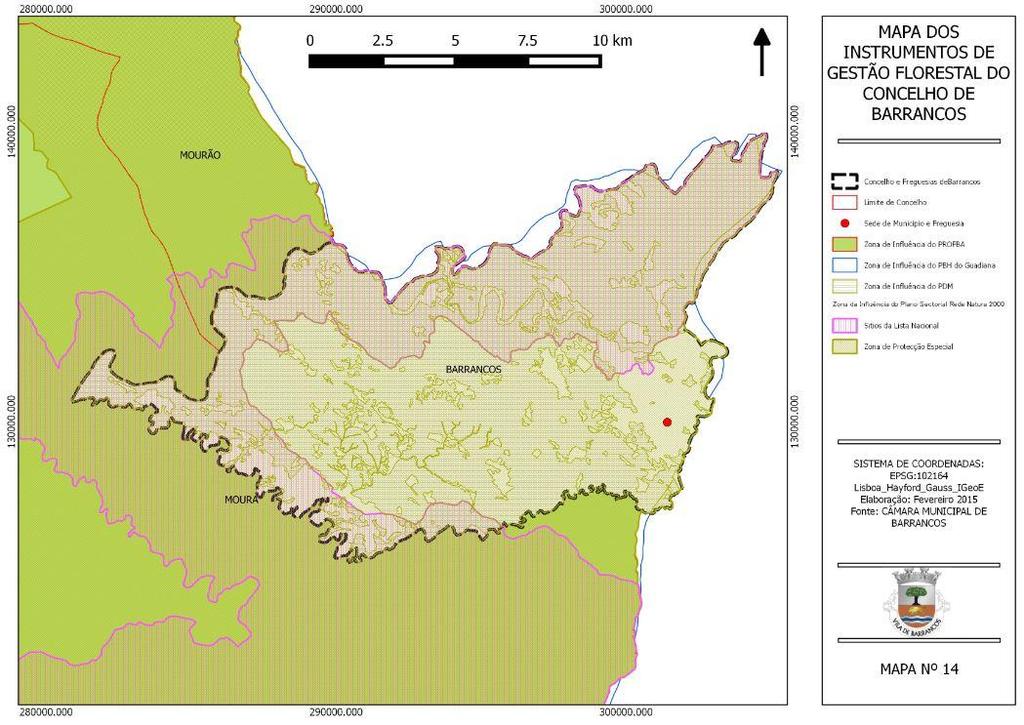 33 Mapa 14: Mapa dos Instrumentos de Gestão Florestal do Concelho de Barrancos 4.