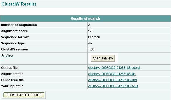 Clustal Web Clustal Web *
