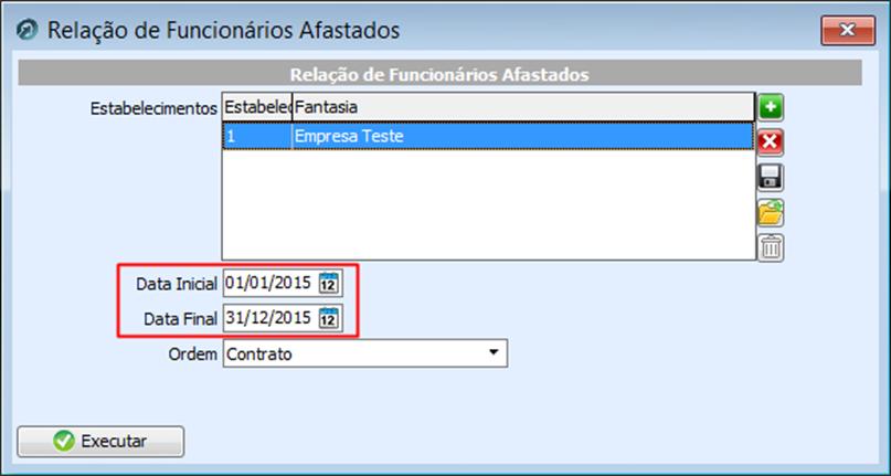 Neste bip Relatório de Funcionários Afastados... 1 Listagem de conferência do contas a pagar e receber... Tributos Federais... 2 DAPI... 3 esocial - Empregado doméstico.