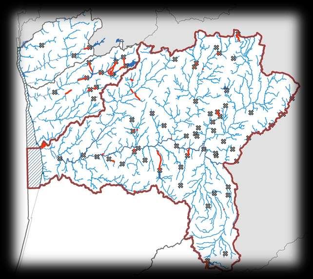 2. PGRH-Norte - Pressões quantitativas e hidromorfológicas Pressões Quantitativas Captações superficiais Pressões Hidromorfológicas