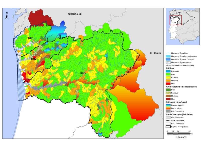2. PGRH-Norte - Estado das massas de água (2010) ESTADO (Rios) Nº