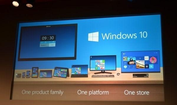 Windows 10 1. Uma plataforma unificada Uma das grandes novidades da nova versão do Windows está no fato de que ele será uma plataforma unificada.