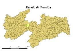 DATUM: WGS 84 Figura 1. Localização do município de Patos - PB.