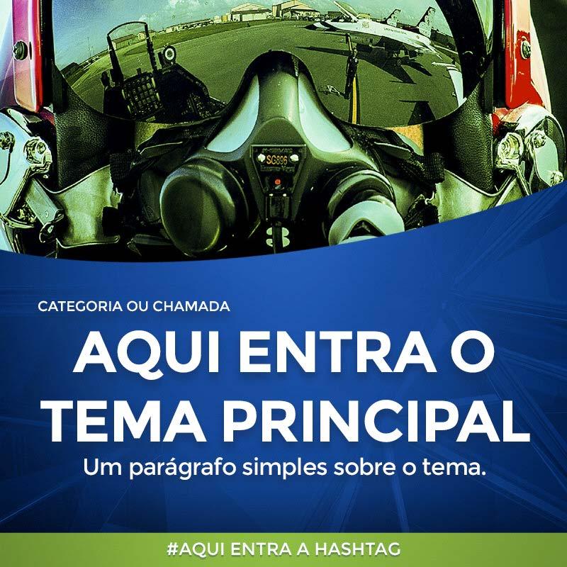 Postagem em redes sociais As postagens para redes sociais seguem um padrão de aplicação de cores e textos, baseados no guideline da marca, mas que podem ser trabalhados de acordo com a informação.