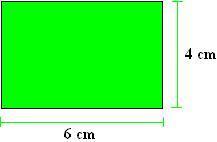 Área do retângulo Para calcular a área dessa figura basta