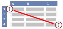 ms-help://ms.excel.1.106/excel/content/hp10321.htm Página 2 de 8 Embora o intervalo de critérios possa estar localizado em qualquer parte da planilha, não o insira abaixo da lista.