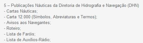 PUBLICAÇÕES DE AUXÍLIO À NAVEGAÇÃO MIGUENS CAP.