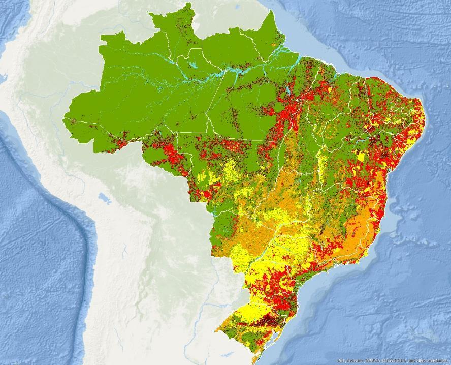 BRASIL Potencial de Regeneração X Custos