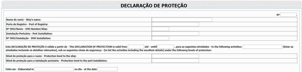 Após o preenchimento dos campos, para concluir o cadastro e habilitar a impressão do documento é necessário clicar no