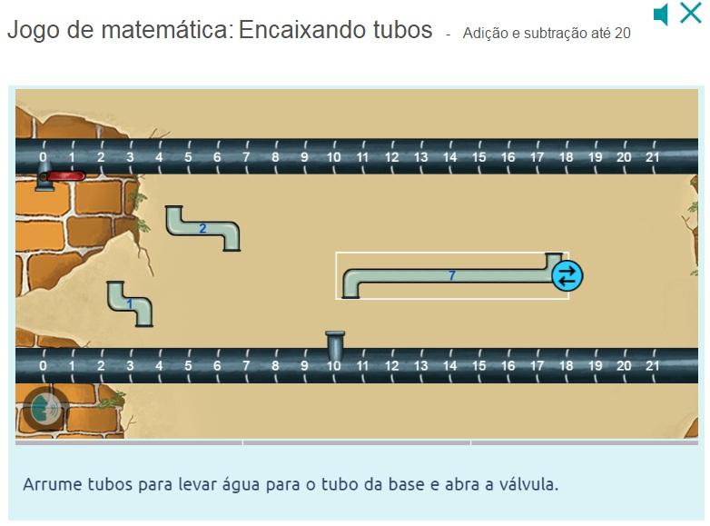 3 Apresente o episódio da Matific Enc a ixando t ubo s - A diç ã o e s ubt ra ç ã o a t é 20 para a classe, no modo de apresentação, usando um projetor.