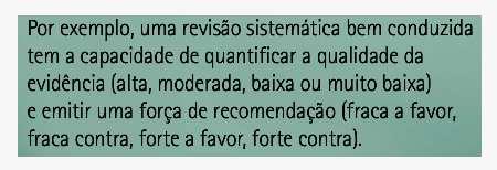 Revisão Sistemática Fornece Evidência Inédita - Original É um caso especial de uma revisão de literatura, mas difere da revisão narrativa tradicional.