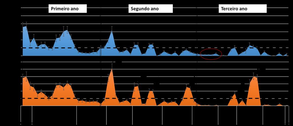 Dinâmica de ocorrência do