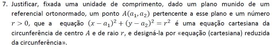 Metas Curriculares de Matemática Linguagem Significado de certos verbos «Justificar» O aluno deve justificar de forma simples