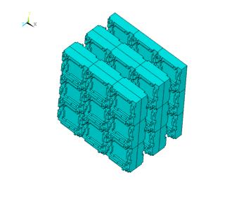 MACRO DENSITY FIELD AND MICROSTRUCTURES 3D Cubic base cell