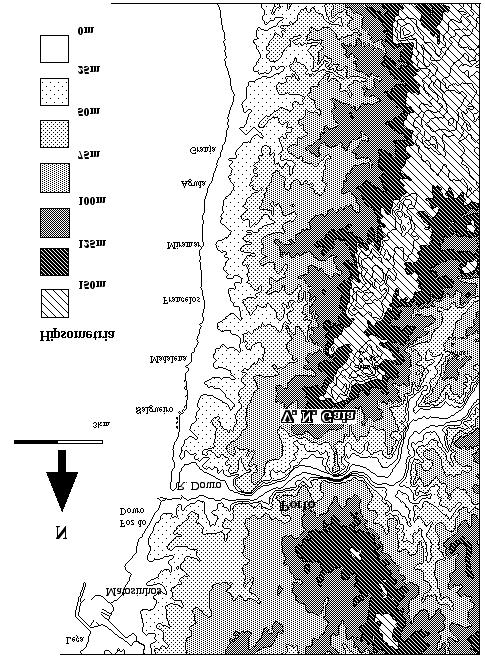 Enquadramento geomorfológico da área a percorrer É curioso verificar que, além do relevo marginal, existem outros relevos e vales de rios rigidamente alinhados.