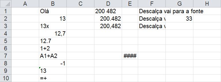 1 - Inserção de Dados Cada ficheiro de Excel é designado por Livro (Book) e é constituído por várias Folhas (Sheets). Cada Folha tem um conjunto de Linhas (Rows) e Colunas (Columns).