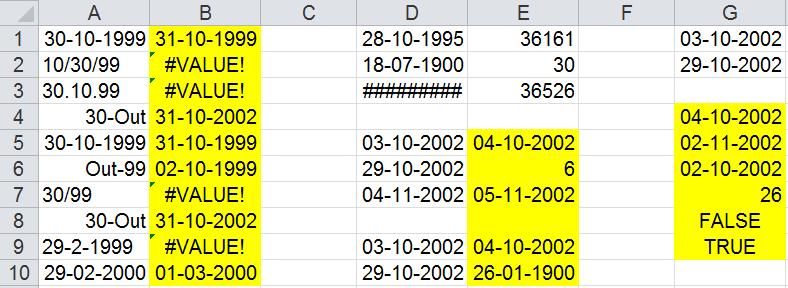 20 - Datas e aritmética de datas Como sabe, uma data é um valor numérico. Se a data que inserir não ficar alinhada à direita, é porque a sequência introduzida não está correcta.