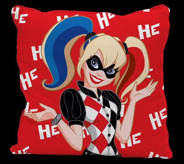 41242 CAPA ALMOFADA POLIÉSTER WB HG HARLEY QUINN