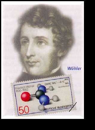 Síntese: Wöhler (1828): Produziu um composto orgânico a partir de um sal inorgânico.