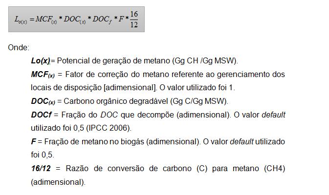 29/04/2016 15:13 Página: 18 de 22 A equação 15 é utilizada para calcular o potencial de geração de