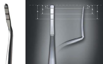 46 Figura 5. Sonda de Chu, com marcações para profundidade de sondagem de sulco de da papila interdental(chu & Hochman, 2008).