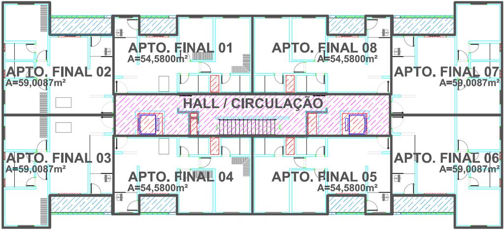 Dispõem-se dessa maneira então, as unidades autônomas: Os apartamentos 304, 305, 401, 404, 408, 501, 504, 505, 508, 601, 604, 605, 608, 701, 704, 705, 708, 801, 804, 805, 808, 901 e 908 da Torre A