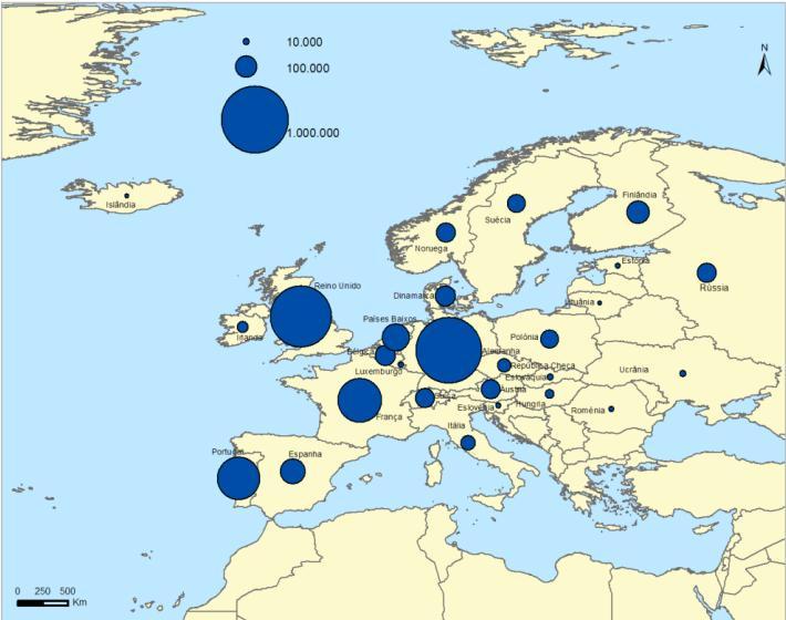 Turismo 15,0% Evolução das dormidas 10,0% 5,0% 0,0% -5,0% -10,0% -15,0% 2004 2005 2006 2007 Dormidas no mercado europeu,