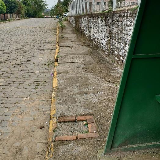 AP NA Largura da Calçada Superfície da Calçada Inclinação Desníveis Rebaiamento Travessia Sinalização