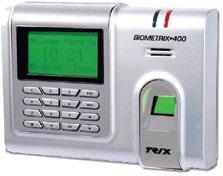 BIOMETRIX 400 Microterminal para controle de ponto por identificação da impressão digital. Fácil de usar e confiável. Oferece alto desempenho e segurança no controle de ponto.