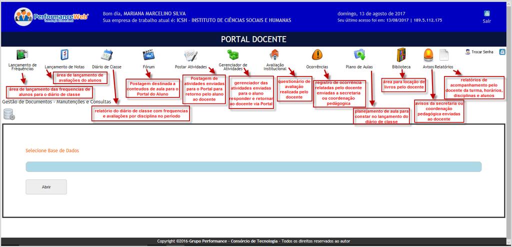 Prtal d Dcente Envlve as rtinas pedagógicas cm plan de aula.