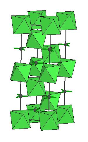 [5] Grupo da calcita (CaCO 3): A estrutura da calcita é derivada da estrutura da halita distorcida, com Ca 2+ (NC= 6) no lugar de Na + e CO