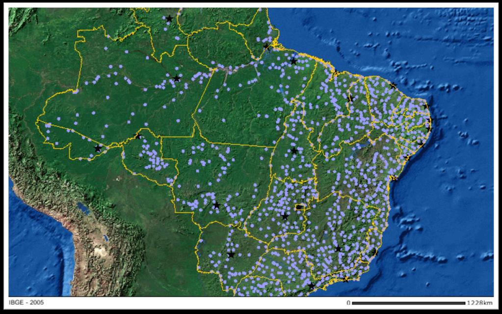 Participação do Setor Primário PIB Estadual 2009 5,6 3,2 Brasil - 5,6% 5,1