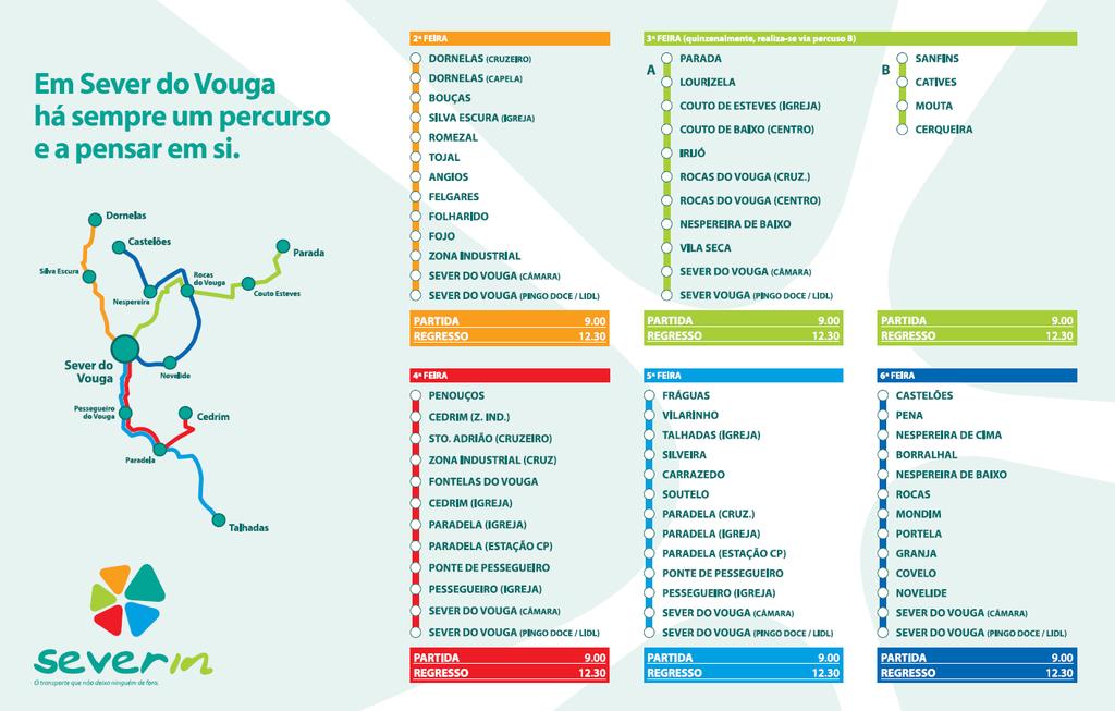 O projeto SEVERin visa aproximar as freguesias de Sever do Vouga e promover junto da população uma mobilidade mais sustentável.