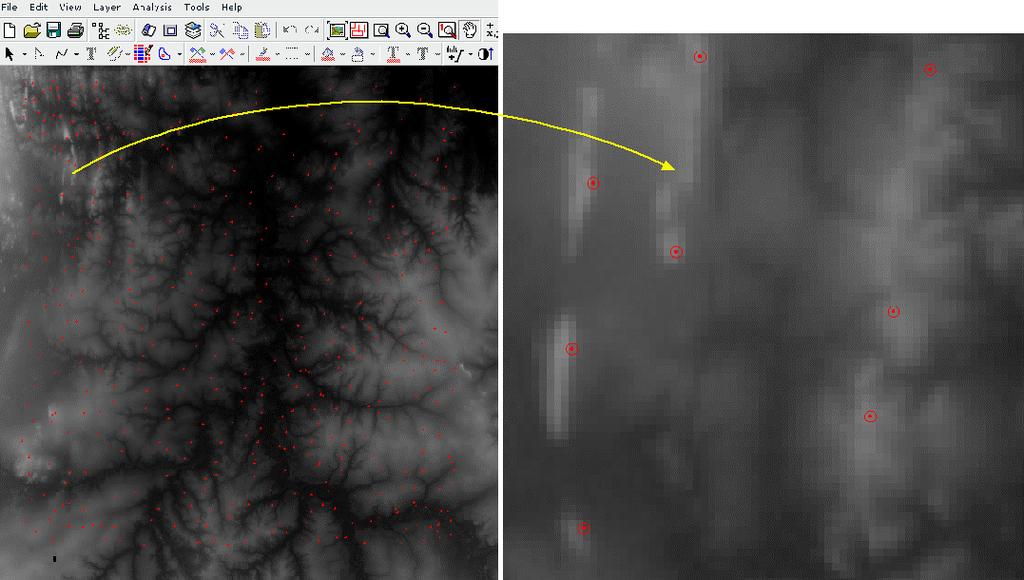 Percentuais dos desvios - SRTM corrigido 14% 3% Menor que 0 m 31% 0 --- 5 m 24% 5 --- 10 m 10 --- 20 m 20 --- 105 m 28% Figura 3.