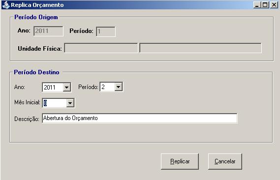 Como faz: Um facilitador que utiliza os dados do período anterior para fazer a abertura de um novo período: Serão informados os seguintes campos para a replicação: Período Letivo Destino Ano/Período