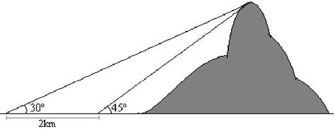 A medida do segmento EF é: 0,8 1,4 c),8 d), 0 (Col.Militar/97) Na figura abaixo, há um observador visando duas janelas de um edifício sob ângulos de 58º e 76º.