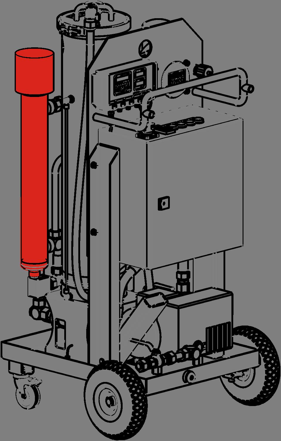 Executar a manutenção Esvaziar o aquecedor Esvazie o aquecedor. através do parafuso de dreno.