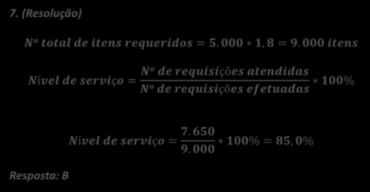 A afirmativa espelha um dos principais dilemas da Administração de Recursos Materiais: caminhar entre o excesso e o risco da falta de estoque. 6.