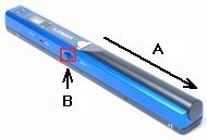 Primeiros passos ANTES DE COMEÇAR: PREPARE O SCANNER a. Introduza 2 pilhas alcalinas ou NiMh AA no respectivo compartimento. b.