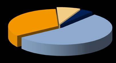 Assim, no final do ano, a composição da carteira do Fundo PPR PLATINIUM, continuava a apresentar a maior parcela de exposição no segmento obrigacionista, com cerca de 54% do total da carteira, peso