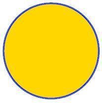 Se guardarmos os atributos, como "Circunferência", preenchida de "amarelo", contornada por "azul" e com raio de "1 cm", qualquer computador poderia reproduzi-la.
