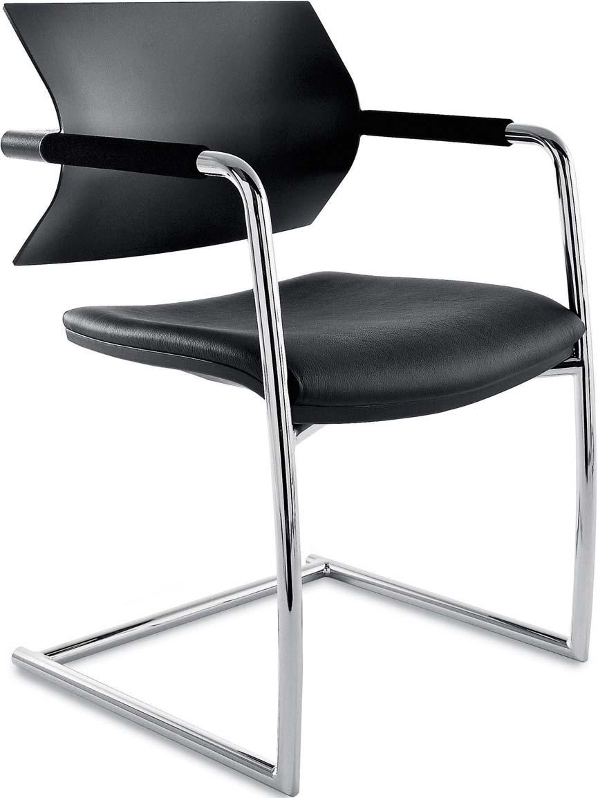 Aire Junior es una propuesta original de asiento operativo: esta silla, en efecto, mientras mantiene una línea nítida y esencial, de corte moderno, tapizada con elegancia y sofisticación, gracias a
