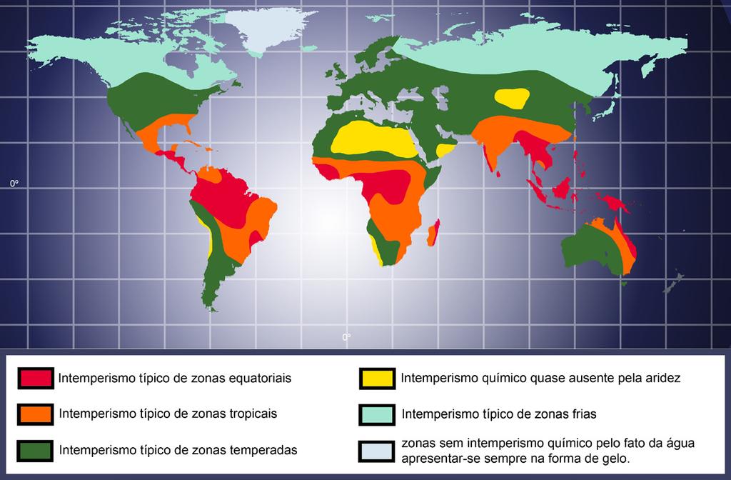 147 silicáticas, como a imensa maioria), submetidas ao mesmo tipo de clima, sejam semelhantes em composição, não sendo possível determinar a rocha original com facilidade.