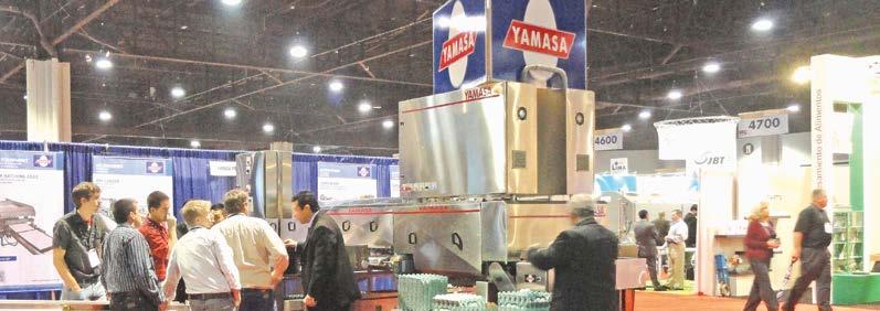 rticipação de quase 10 anos 3 OTIMISMO EM ALTA na equipe Yamasa em relação à exposição de suas máquinas na Feira de Atlanta, em janeiro de 2014; estarão expostas a YHD-12 e a EOC-18.