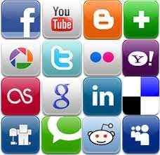 Redes sociais (Facebook, Linkedln, Tuenti, Google+, Viadeo, Yammer.